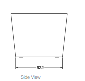 Kohler Evok 2.0 Seamless Rectangle 1700mm Freestanding Bath
