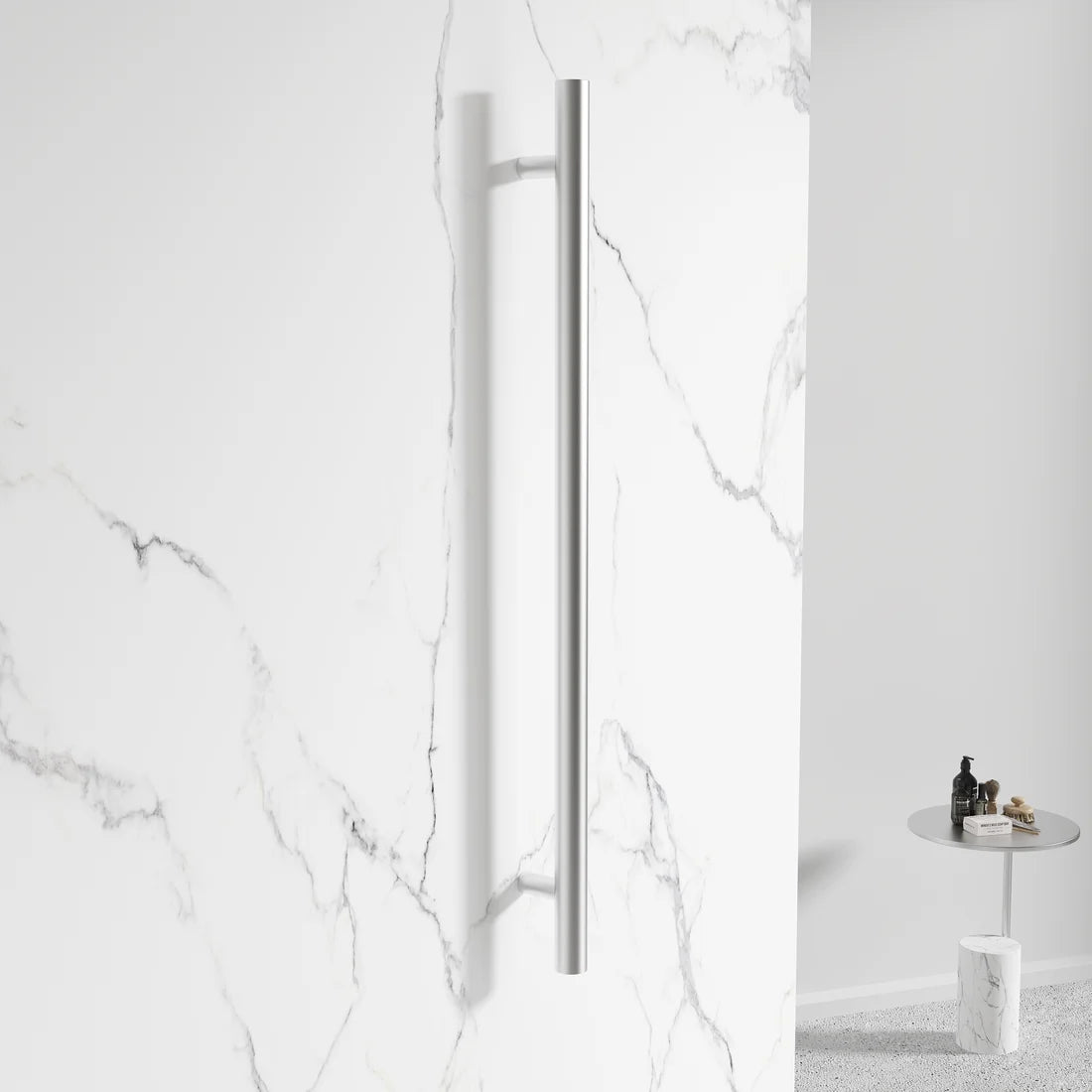 DN VERTICAL HEATED TOWEL RAIL 1000MM