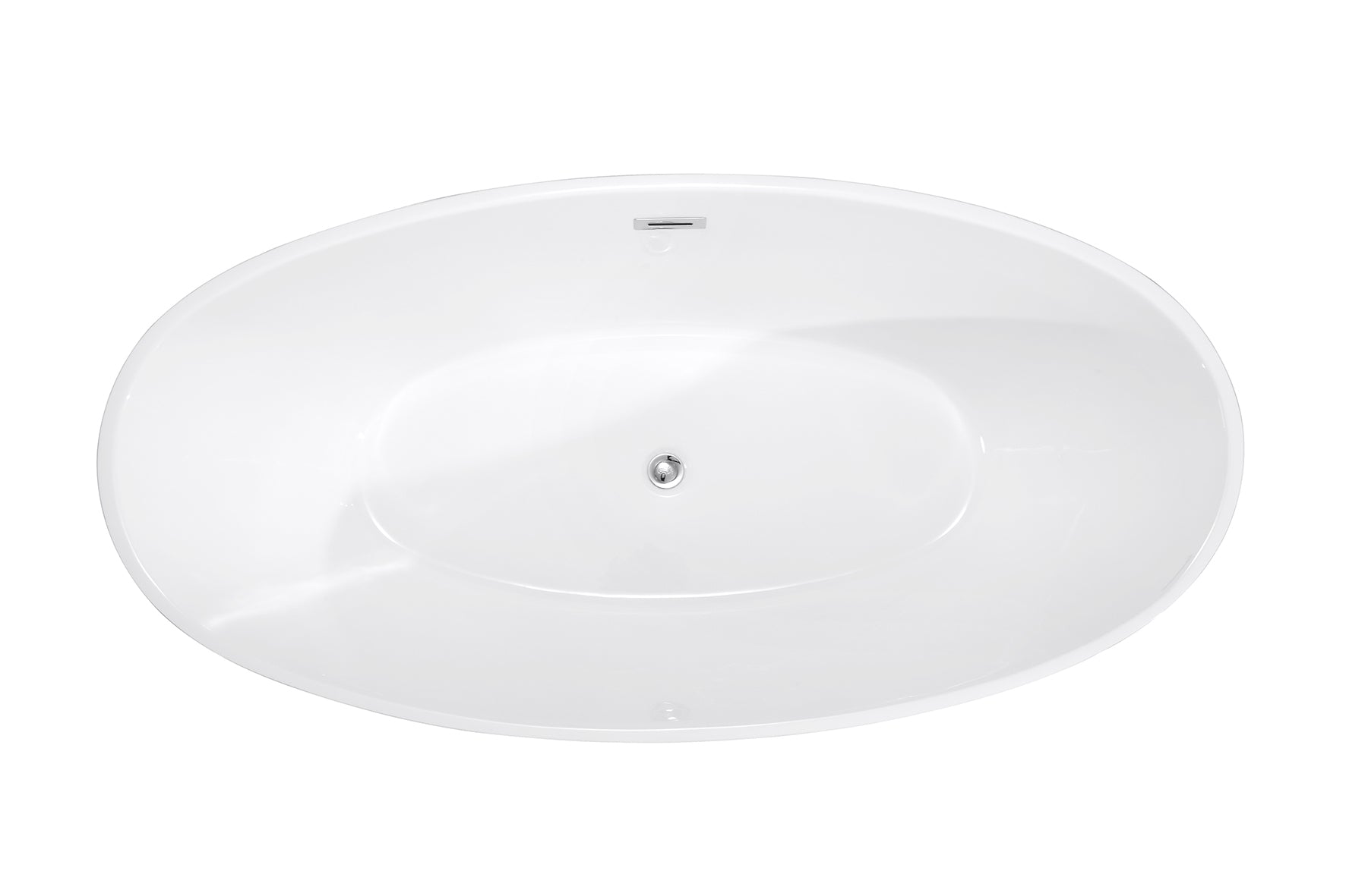 Bath Tub – **Modern Egg Shell Shape Design 1600mm ** in White Finish