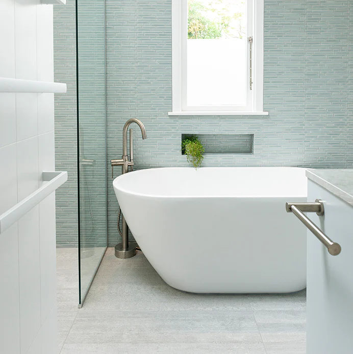 Elementi MARZO FREESTANDING BATH 1500 X 720 X 580MM WHITE