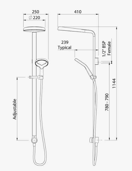 METHVEN Aio Aurajet Shower System
