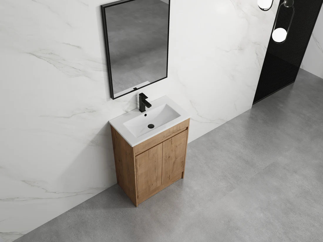 BROOK Floorstanding Plywood VANITY 600MM SLIM