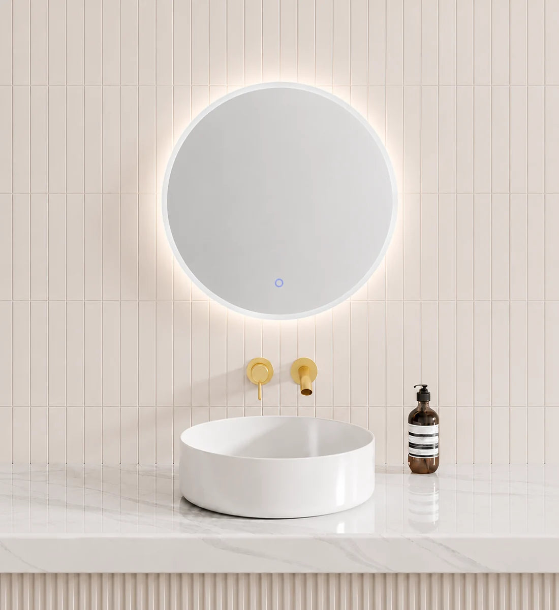 DN-Hilton Acrylic Frame EUPHOTIC 600/800MM Round LED Mirror