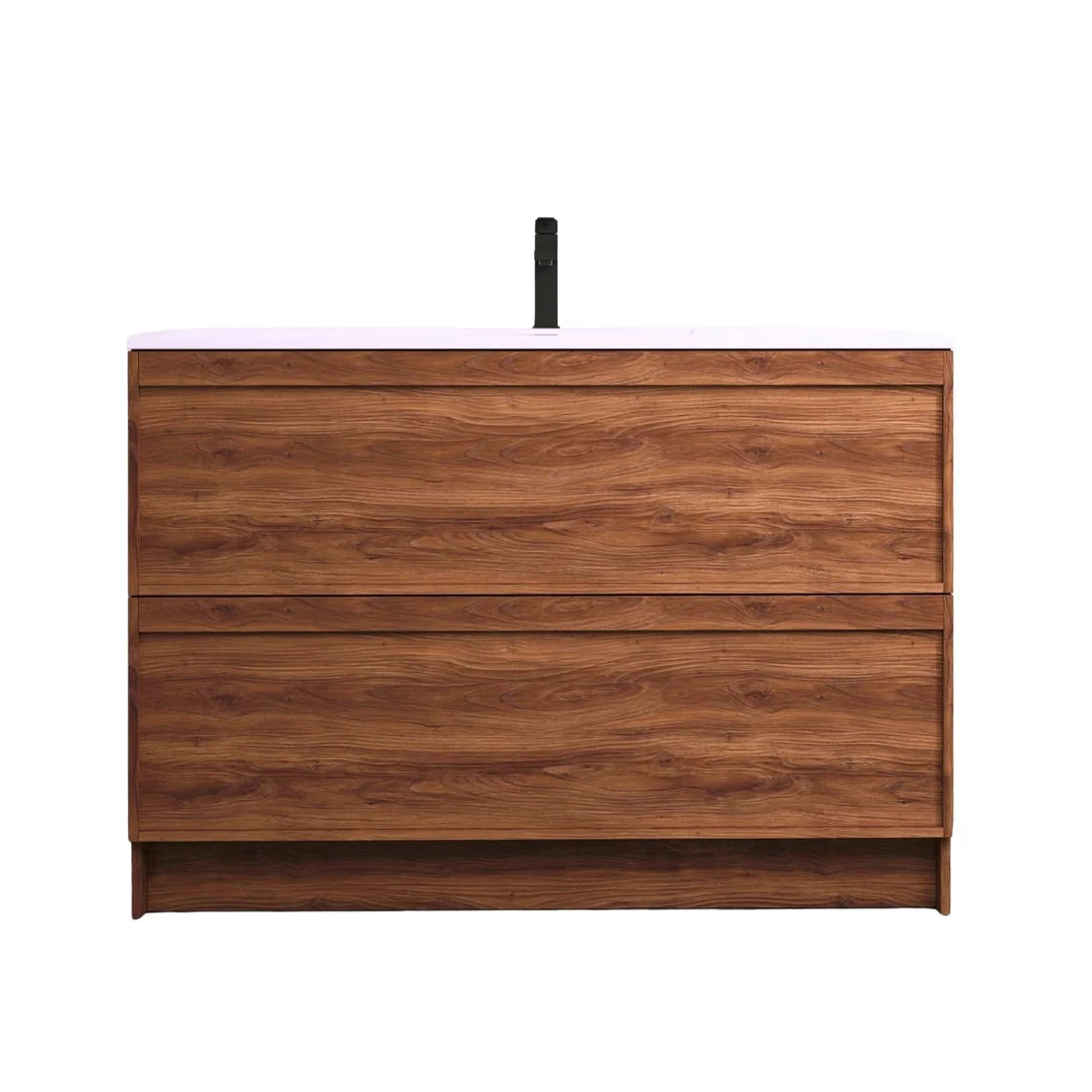 ASPEN 1200MM SINGLE BASIN FLOOR STANDING VANITY| WALNUT