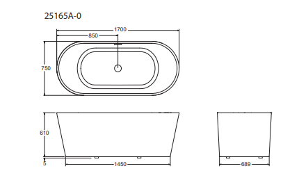 Kohler Evok 2.0 Seamless Oval Freestanding Bath