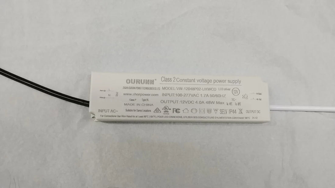 12V 72W Transformer for VERTICAL/HORIZONTAL Heated Towel Rail