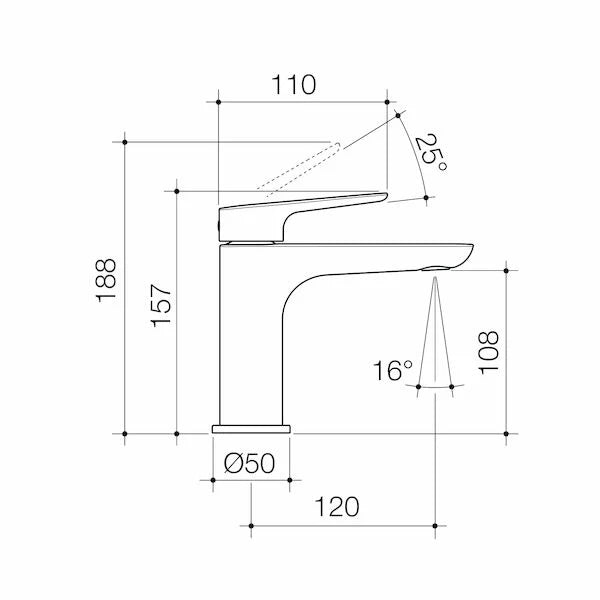 Caroma Contura® II Basin Mixer