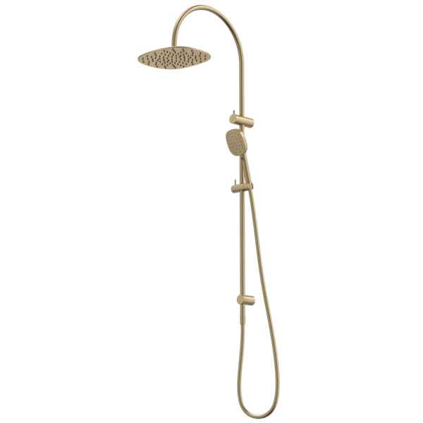 Caroma Contura® II Rail Shower with Overhead
