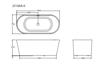 Kohler Evok 2.0 Seamless Oval Freestanding Bath