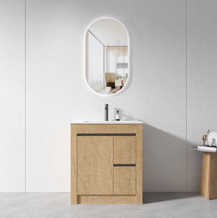 750MM Light Oak Vanity