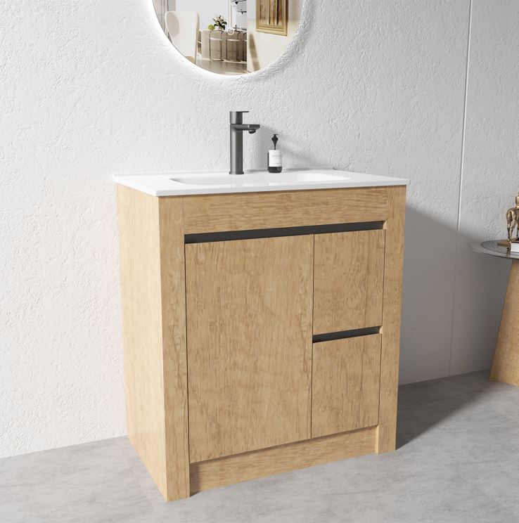 750MM Light Oak Vanity