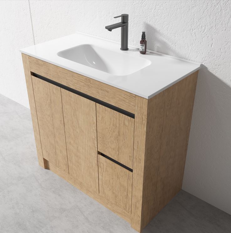 900MM Light Oak Vanity