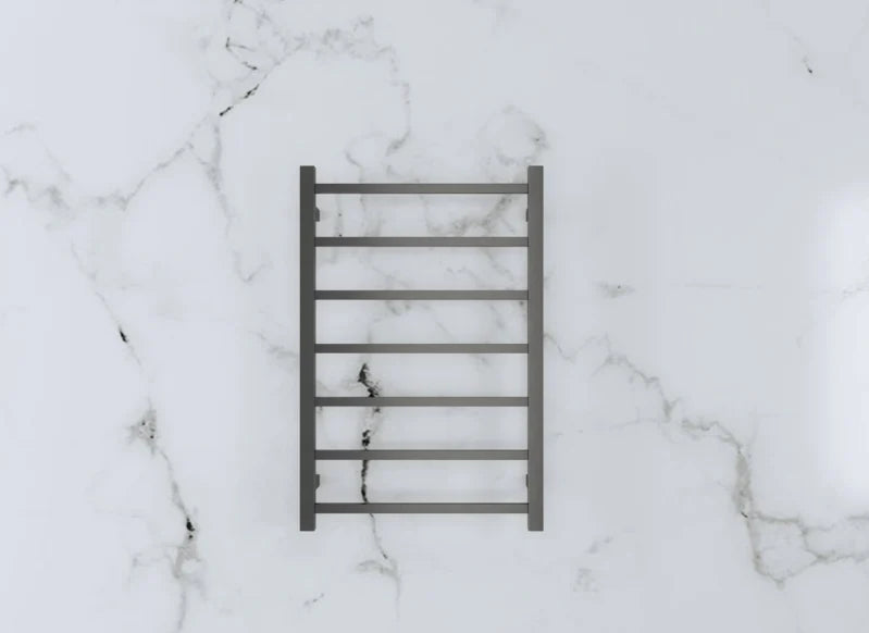 Heated Towel Rails 750H*500W Square 7 Bars Chrome/Matte Black/Gun Metal/Brushed Nickel/Brushed Brass