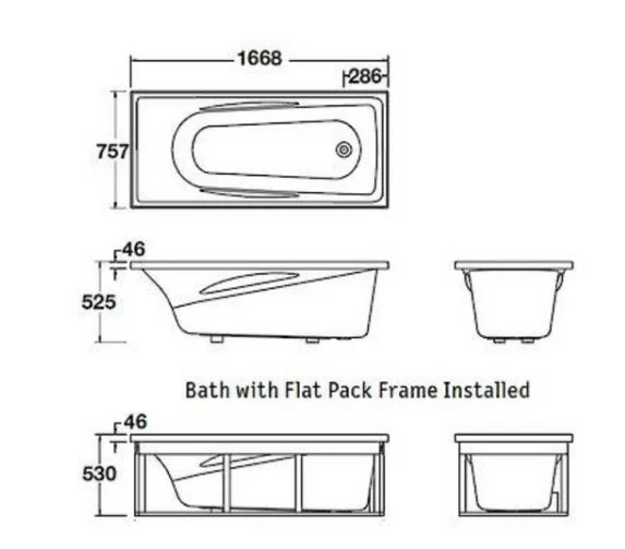 ENGLEFIELD Studio II Rectangular Bath