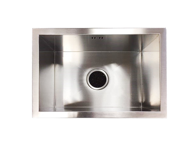 High Quality Handmade Stainless Steel Sink with Overflow