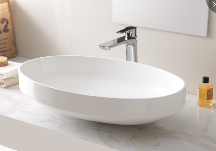 Basin –  515mm Handmade Poly-marble Basin in Matt Finish