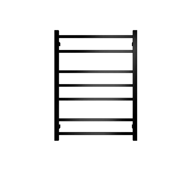 Heated Towel Rails 800H*600W 7Bars Chrome/Matte Black/Gun Metal/Brushed Nickel/Brushed Brass Square