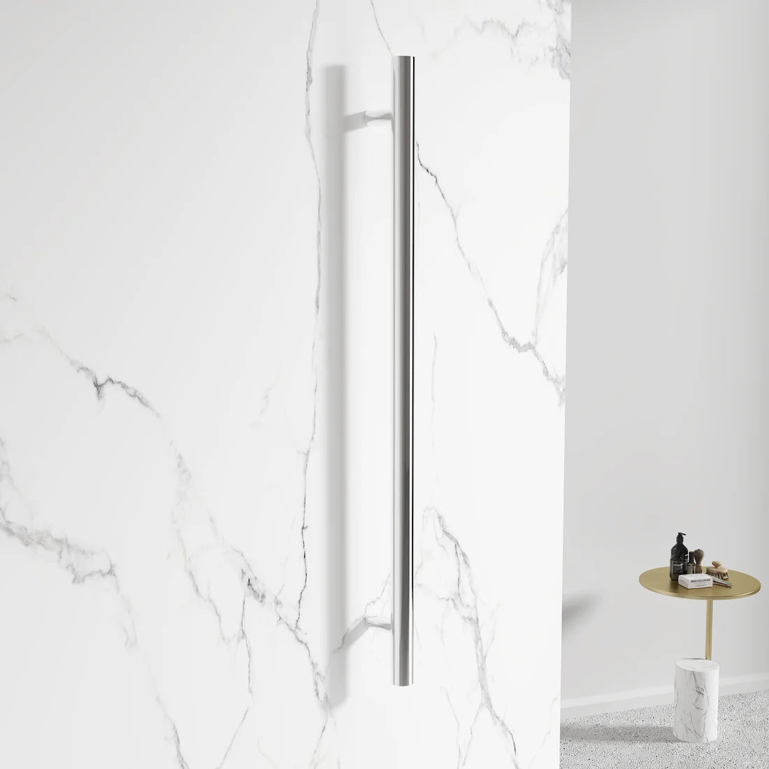 DN VERTICAL HEATED TOWEL RAIL 1000MM