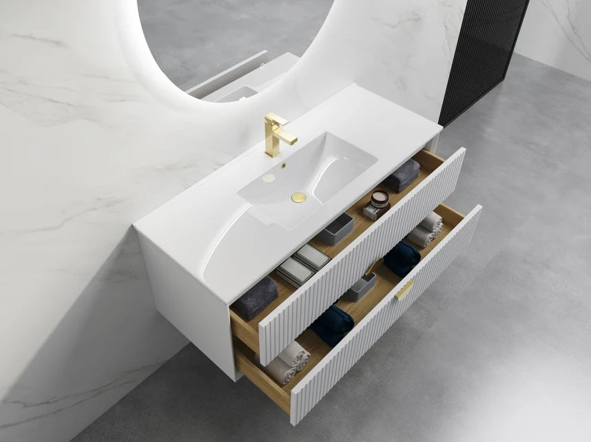 ELVA WALL HUNG Plywood VANITY 1200MM SINGLE BASIN