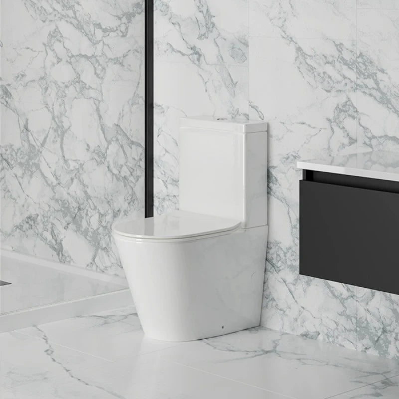 ELEMENTI L-SPEC CC Back To Wall TOILET SUITE TOP/BOTTOM INLET