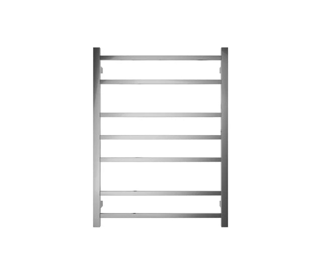 Heated Towel Rails 800H*600W 7Bars Chrome/Matte Black/Gun Metal/Brushed Nickel/Brushed Brass Square