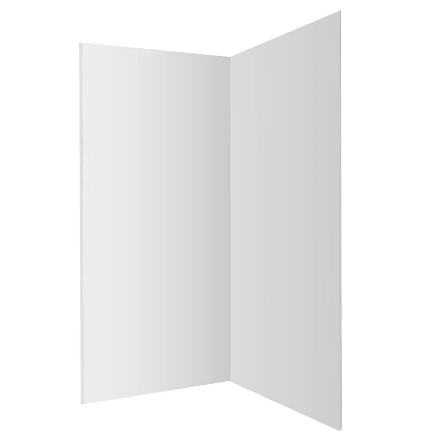 900MM ANGLED SHOWER ENCLOSURE KIT - CHROME