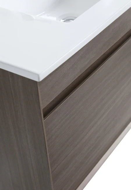 Hamilton Wall Hung Plywood Vanity Dark Oak 600MM