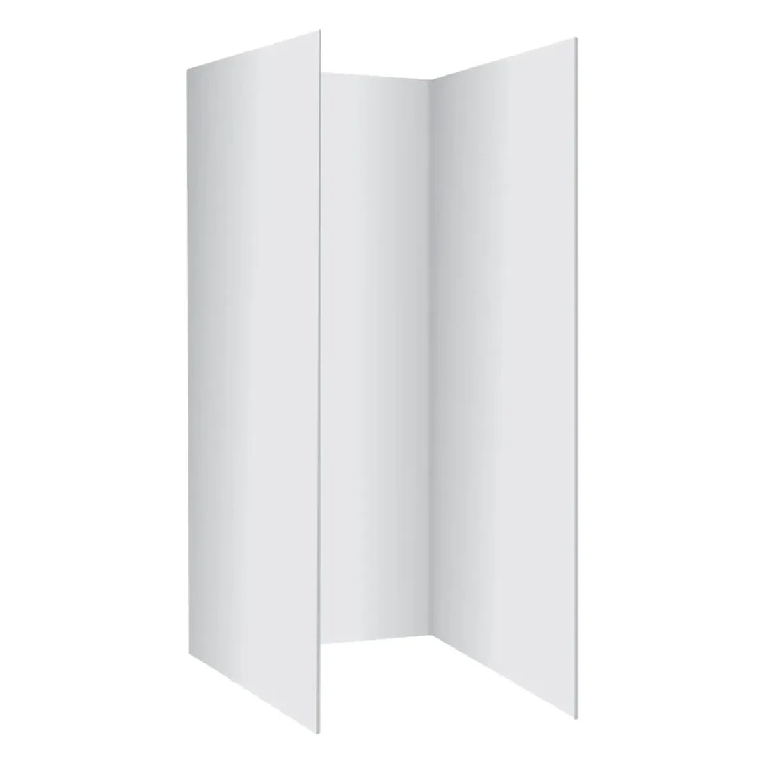 900x900x900MM ALCOVE SHOWER ENCLOSURE WITH SWING DOOR- MATTE BLACK