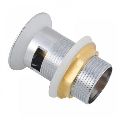 32MM SOLID BRASS BASIN POP UP WASTE WITH OVERFLOW - CHROME