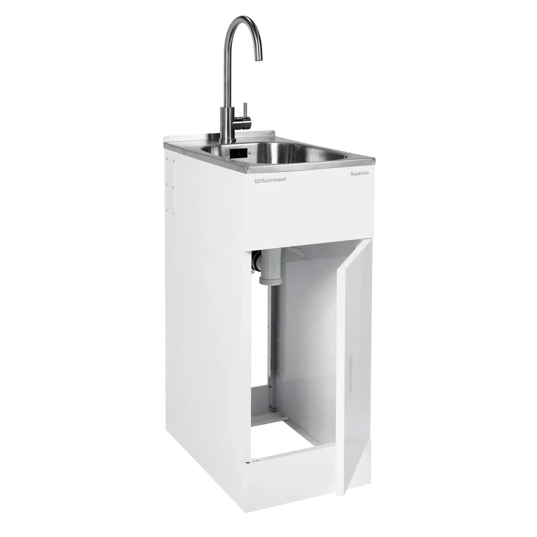 ROBINHOOD SLIM SUPERTUB WITH GOOSENECK TAP | 350W*565D*900H