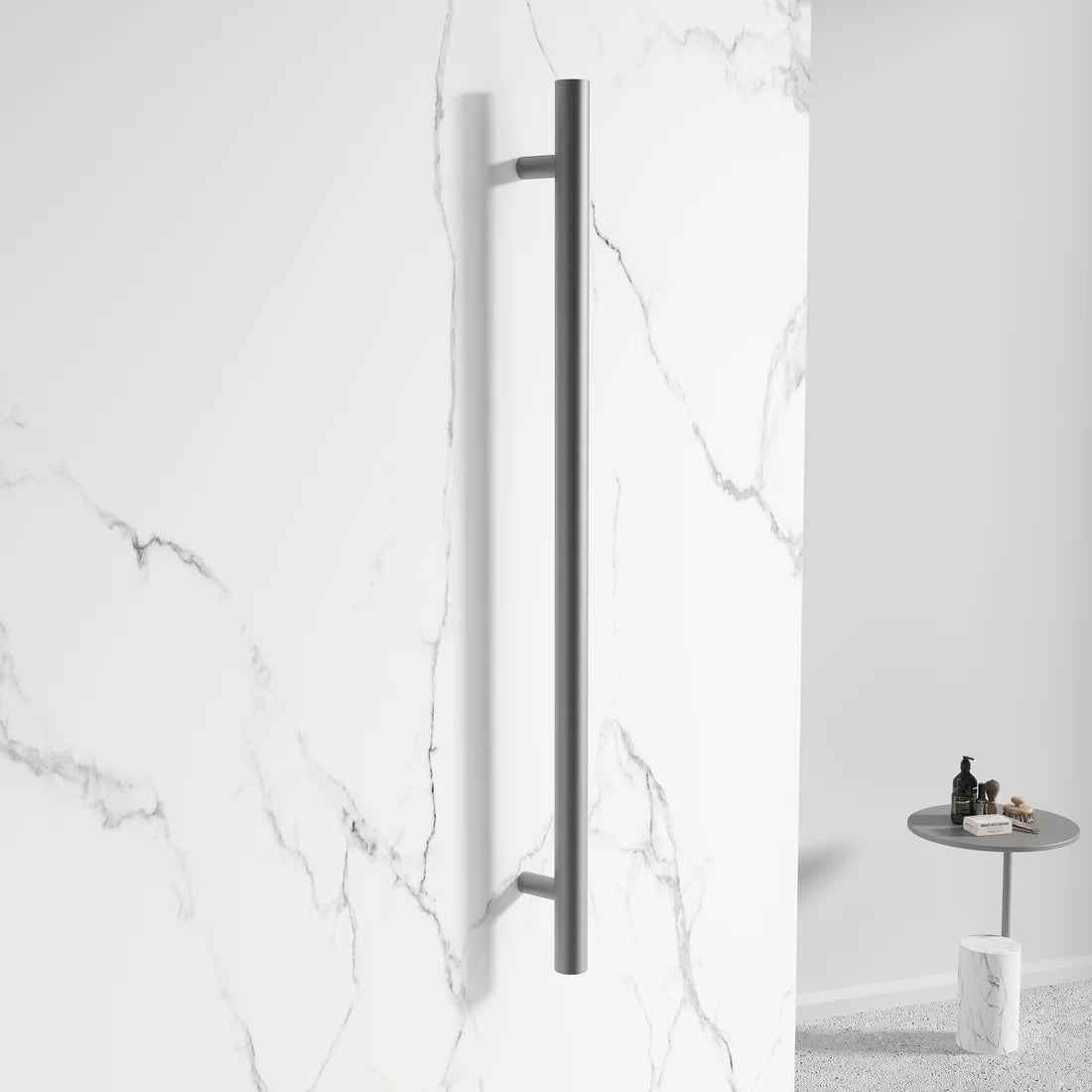 DN VERTICAL HEATED TOWEL RAIL 1000MM