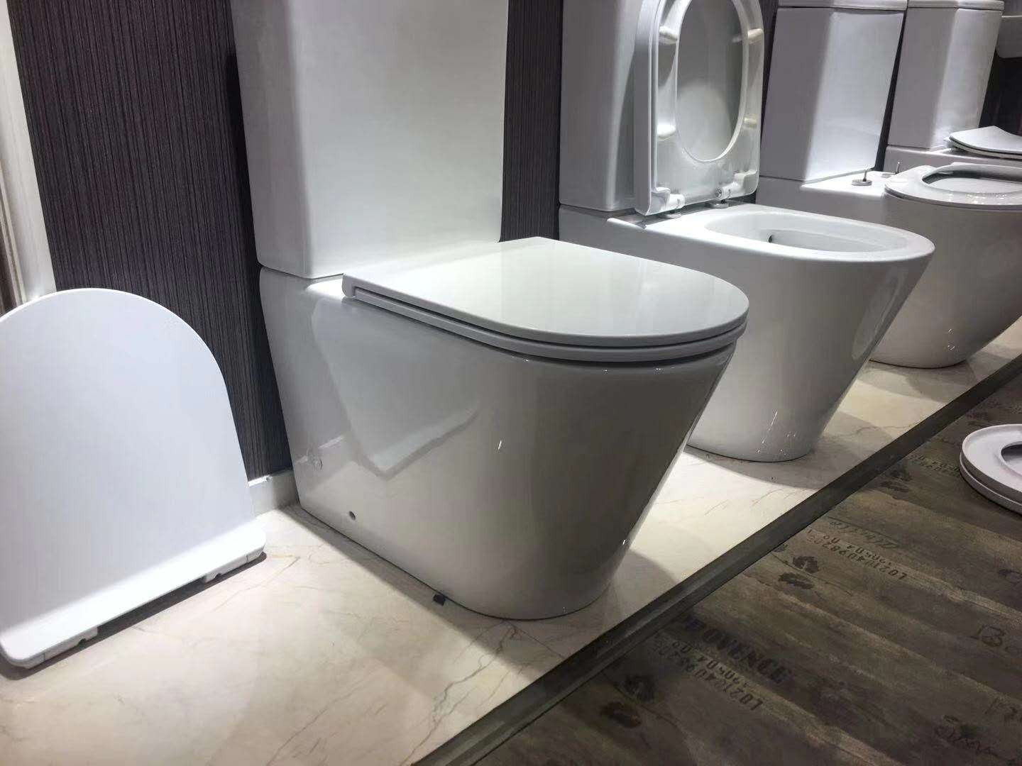 Toilet - Back to wall Rimless Flushing Toilet