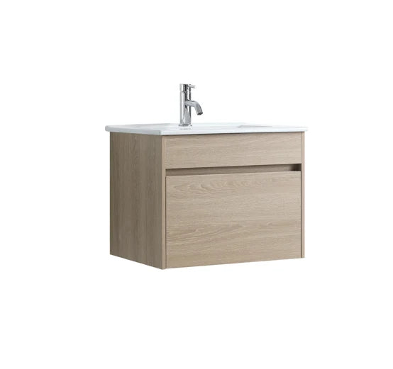 DNW SLIM 750MM*360MM LIGHT OAK Wall Hung Plywood VANITY