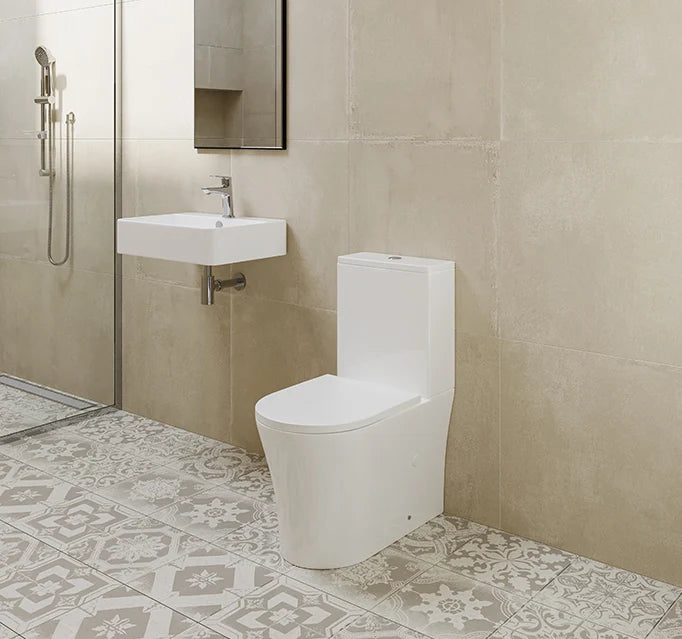 ELEMENTI CURA CC BTW TOILET SUITE GLOSS WHITE