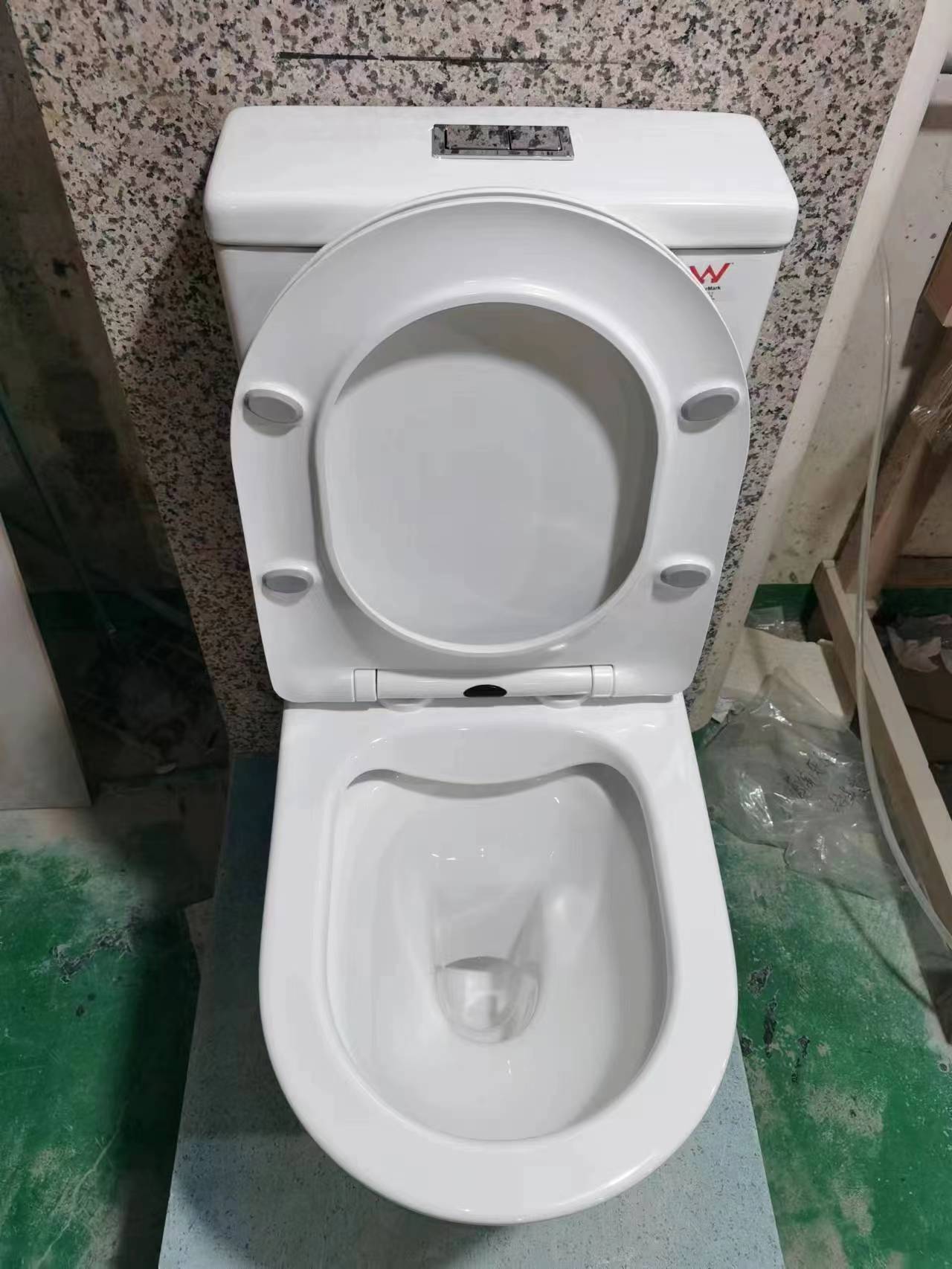 Toilet -  Back to wall  Rimless Flushing Toilet