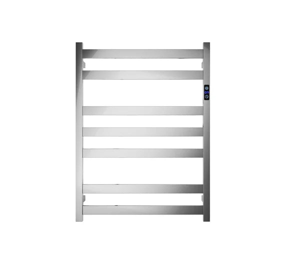 Timer Heated Towel Rails 800H*600W Square 7 Bars
