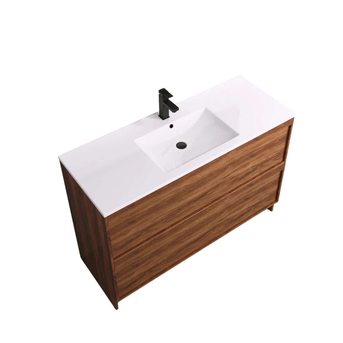 ASPEN 1200MM SINGLE BASIN FLOOR STANDING VANITY| WALNUT