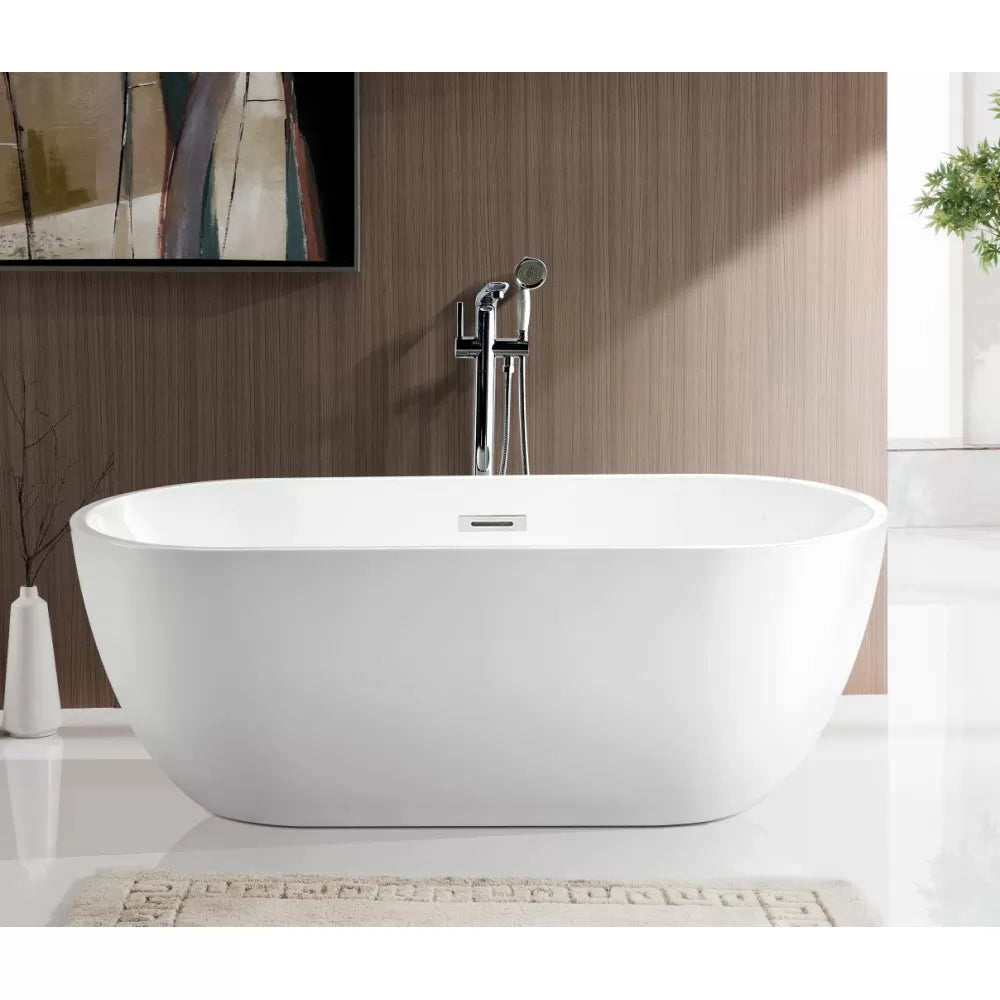 1700MM OVAL FREESTANDING BATH - WHITE