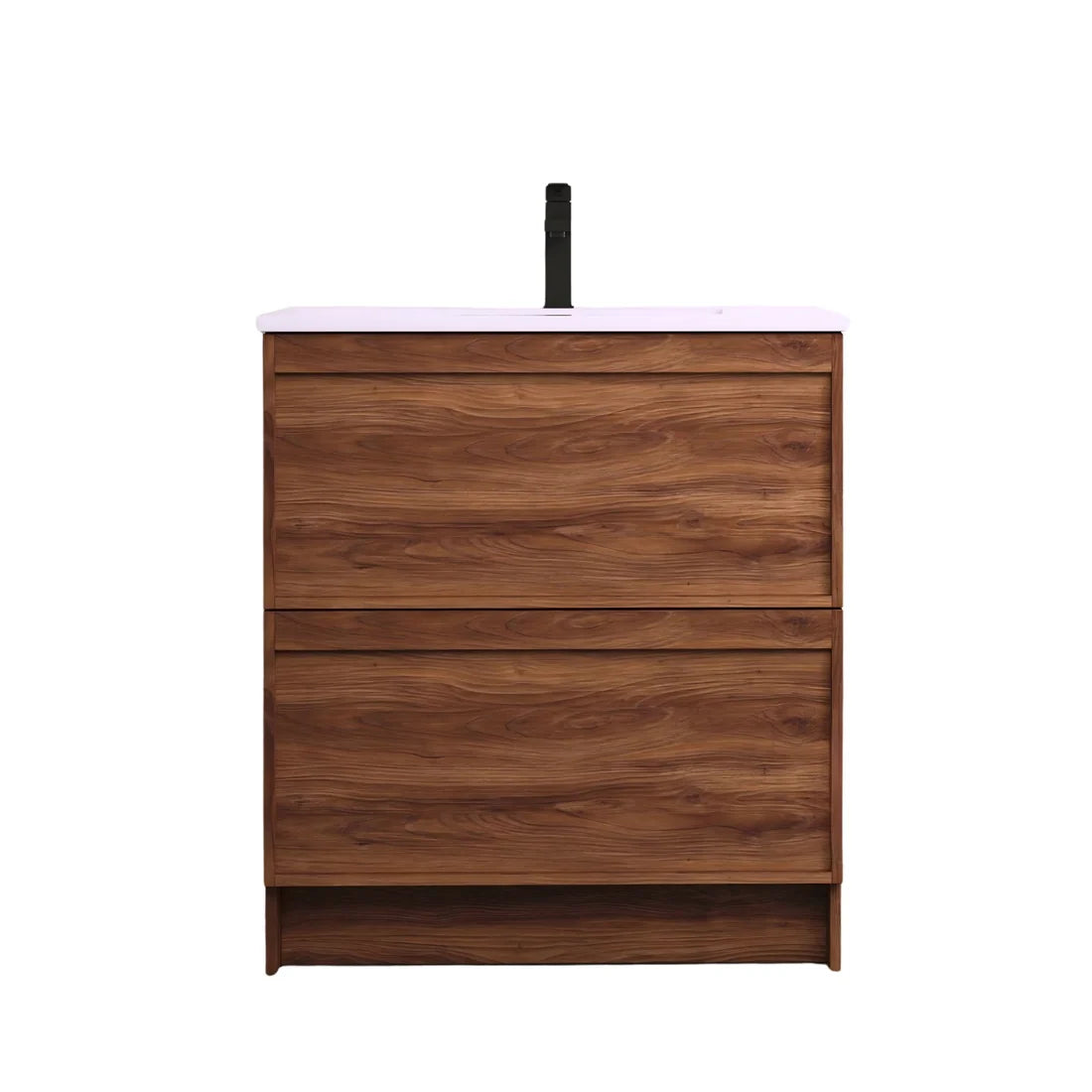 ASPEN 750MM SINGLE BASIN FLOOR STANDING VANITY| WALNUT