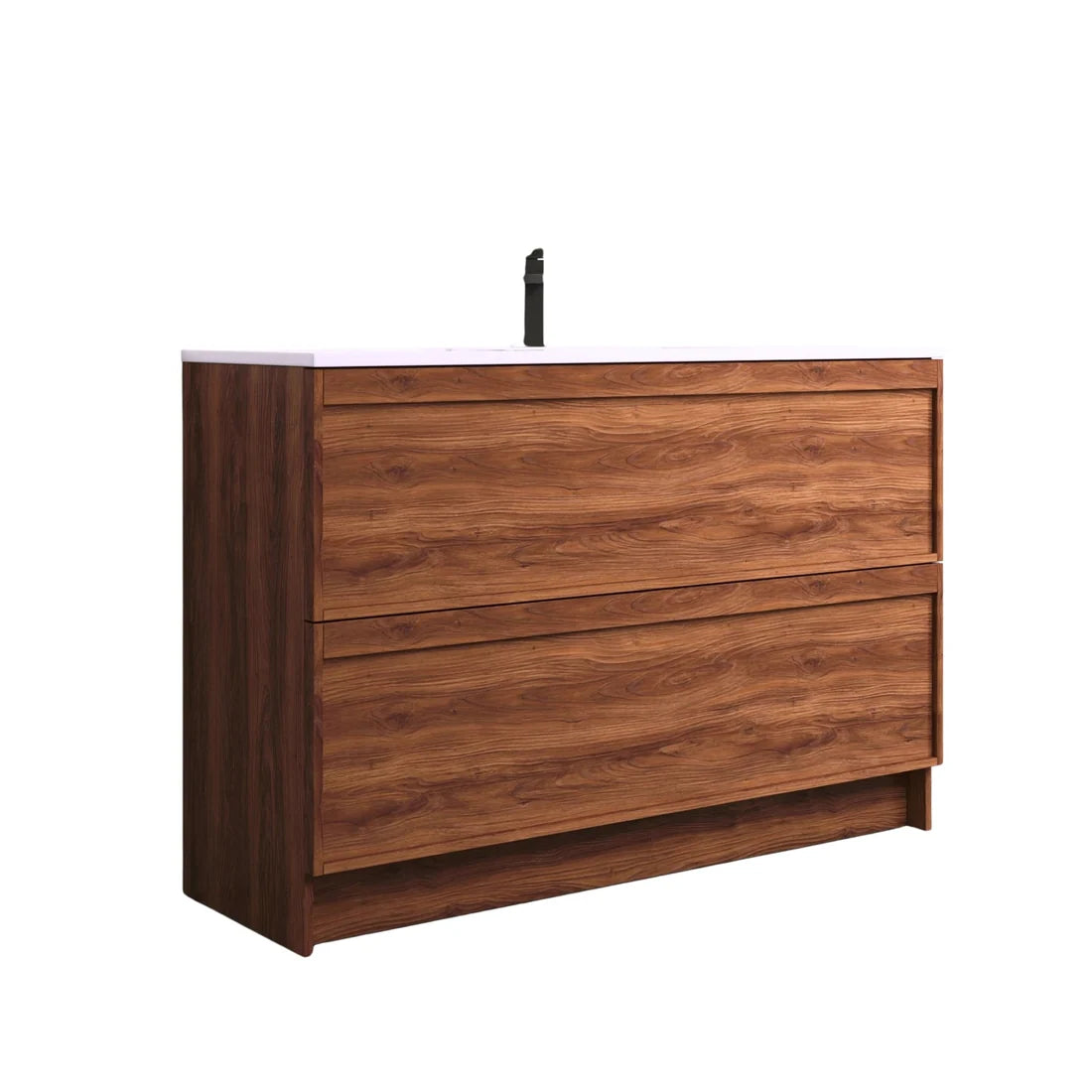 ASPEN 1200MM SINGLE BASIN FLOOR STANDING VANITY| WALNUT