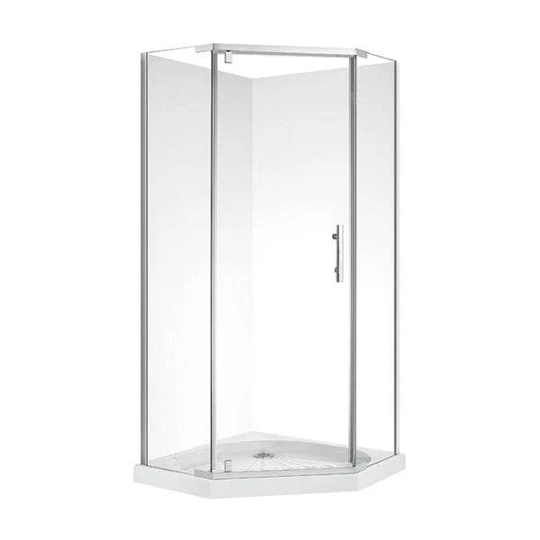 1000MM ANGLE SHOWER ENCLOSURE KIT - CHROME