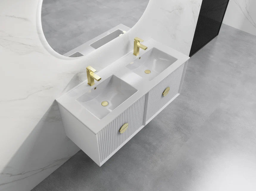 ELVA WALL HUNG Plywood VANITY 1200MM DOUBLE BASIN