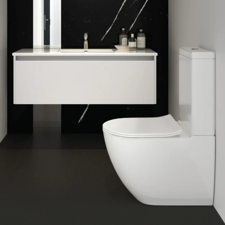 Parisi ELLISSE CC BTW TOILET SUITE C/W SOFT CLOSE SEAT