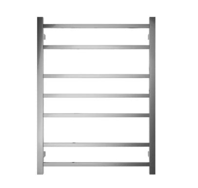 Heated Towel Rails 800H*600W 7Bars Chrome/Matte Black/Gun Metal/Brushed Nickel/Brushed Brass Square