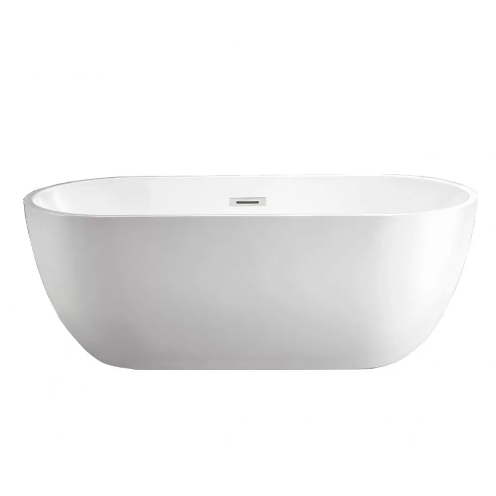 1700MM OVAL FREESTANDING BATH - WHITE