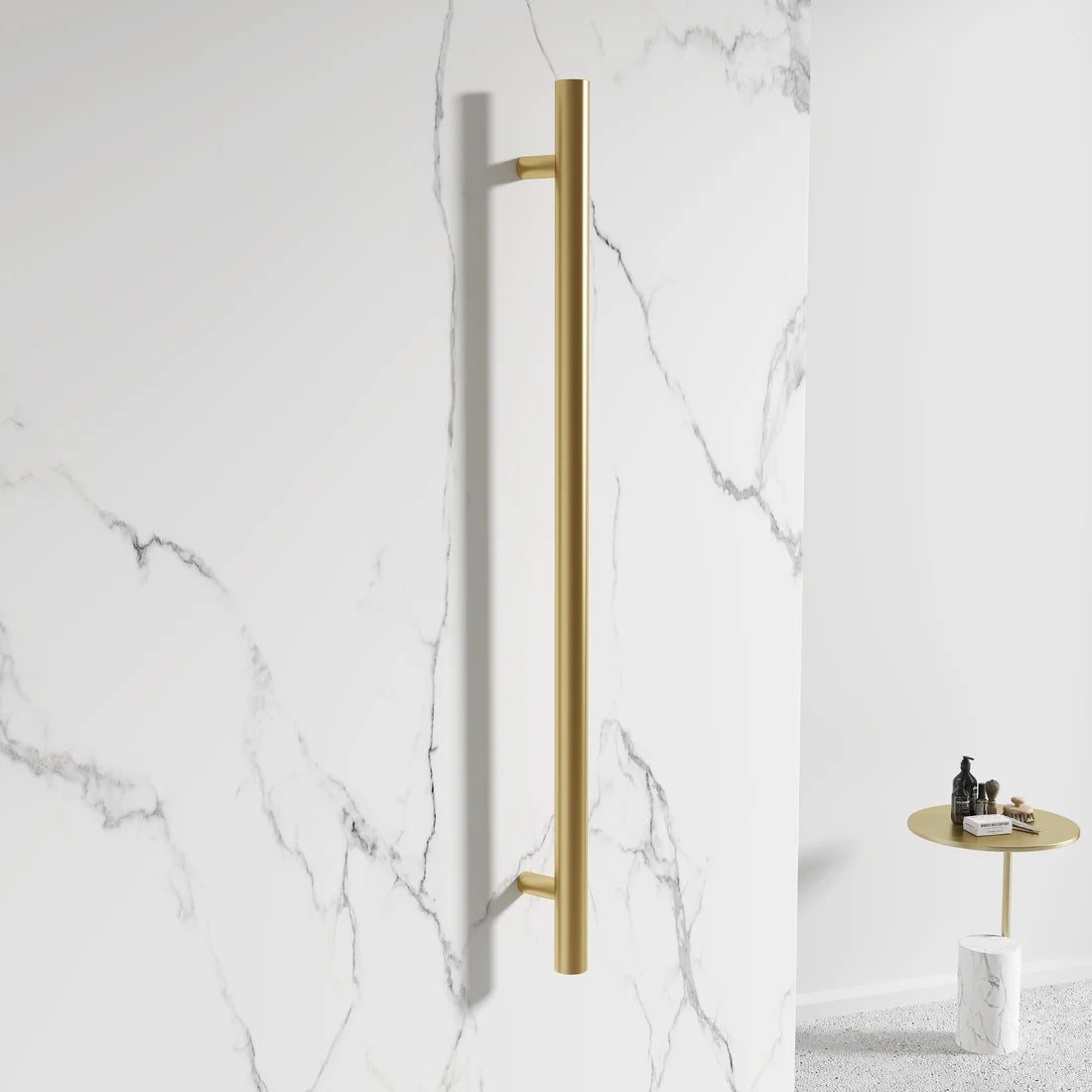 DN VERTICAL HEATED TOWEL RAIL 1000MM