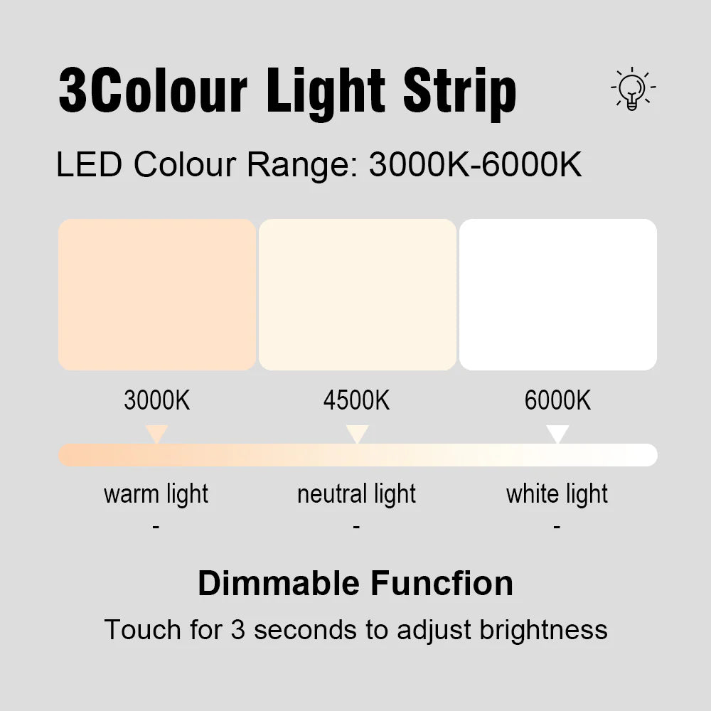 600MM ROUND LED MIRROR WITH MOTION SENSOR | DEMISTER | 3 COLOUR LIGHTS | 20MM RIM