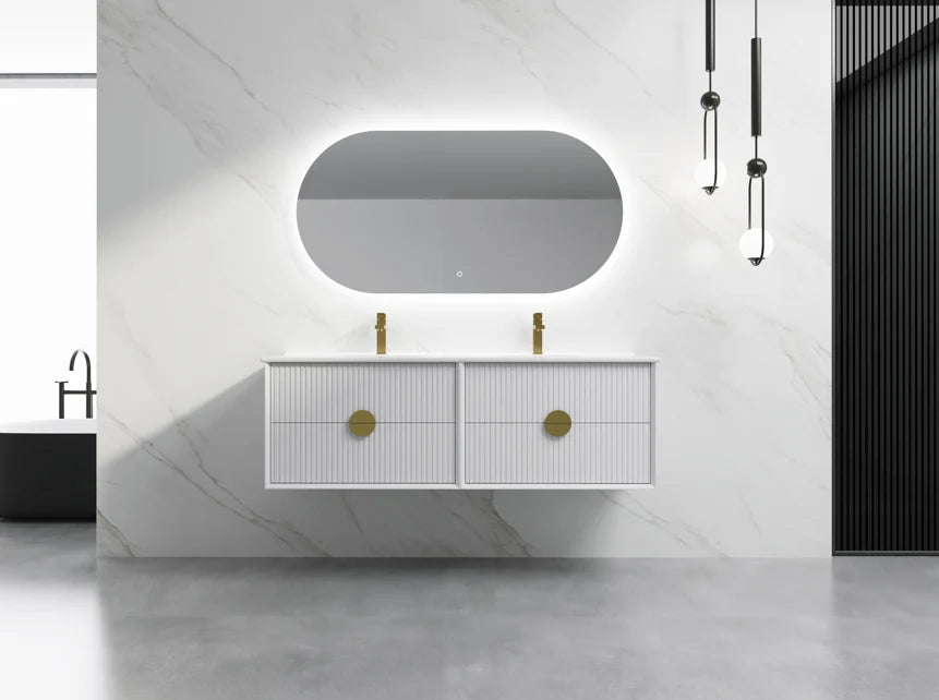 ELVA WALL HUNG Plywood VANITY 1500MM DOUBLE BASIN