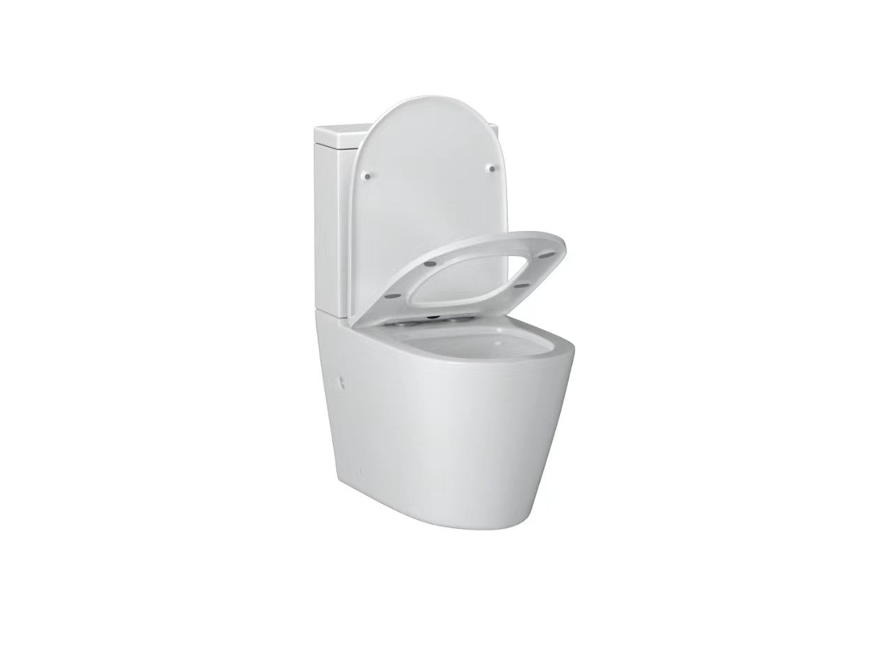 Toilet -  Back to wall  Rimless Flushing Toilet