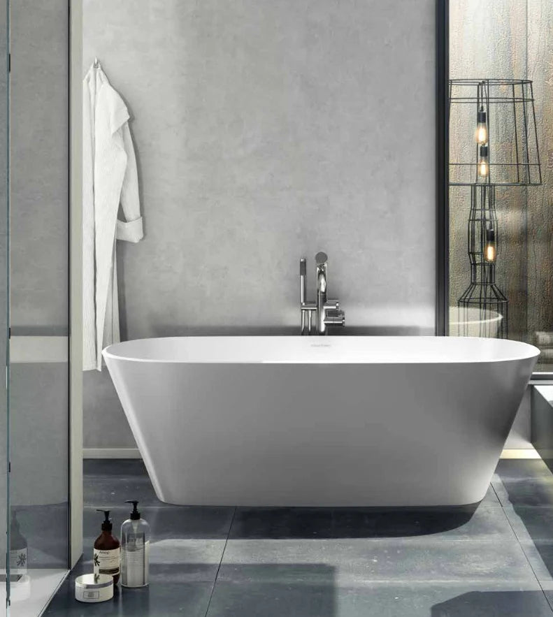 Victoria + Albert VETRALLA II QUARRYCAST FREESTANDING BATH 1650 x 731 X 547 - WHITE